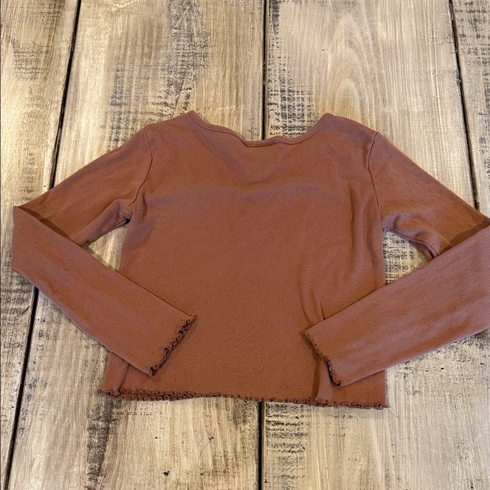 Place Rust Long Sleeve Top - Picture 10 of 10